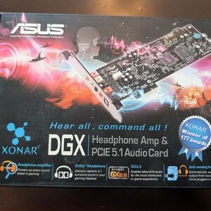 Asus Xonar DGX Headphone Amp PCIE 5.1 Audio Card